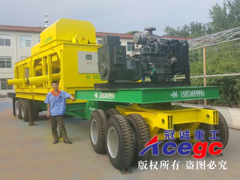 大型離心式沙金設備發貨